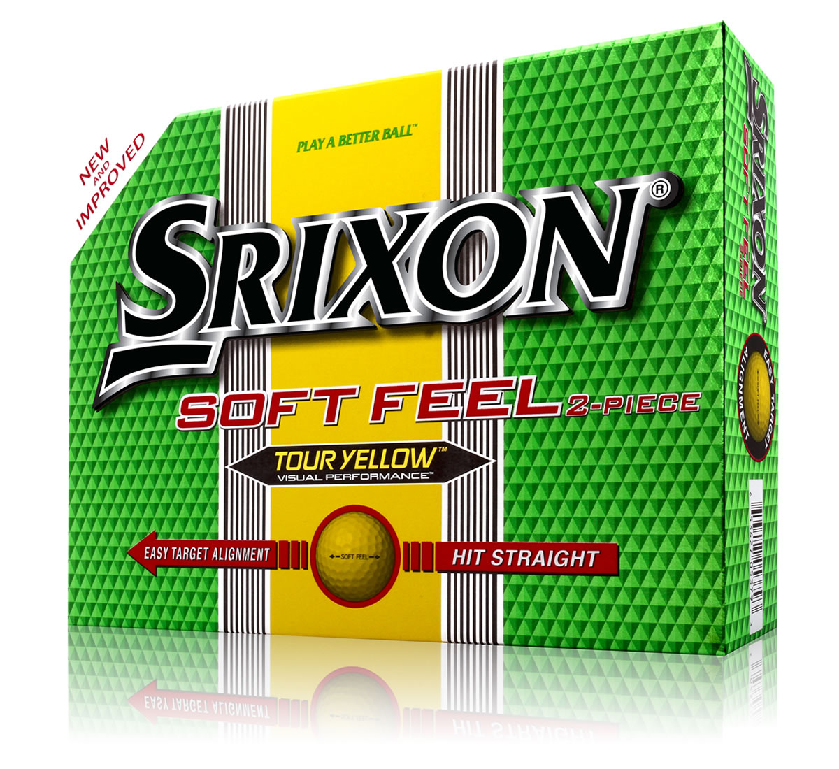 Soft Feel Golf Balls Yellow