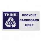 Recycle Bin Stickers Cardboard