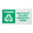 Recycle Bin Stickers Glass