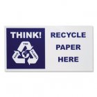 Recycle Bin Stickers Paper