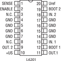 ST L6202 DUAL FULL BRIDGE DRIVER (RC)