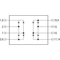 ST L6210 DUAL SCHOTTKY DIODE BRIDGE (RC)