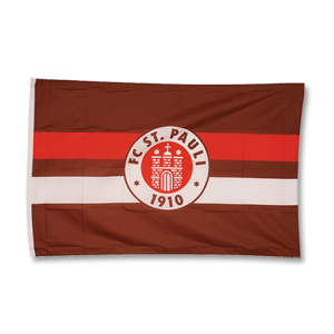 St. Pauli St Pauli Flag - red/white/brown