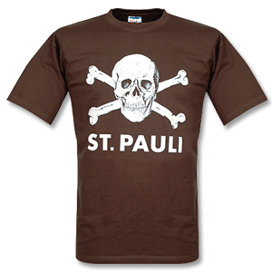St. Pauli St Pauli Skull Tee - Brown