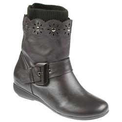 Female BEL10047 Leather Upper Leather Lining Boots in Black
