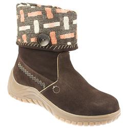 Female BEL10085 Leather nubuck Upper Textile Lining Boots in Brown