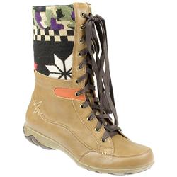 Female BEL10116 Leather/Textile Upper Leather/Textile Lining Boots in Tan