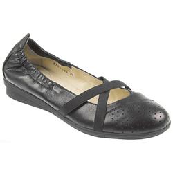 Staccato Female Bel7085 Leather Upper Casual in Black
