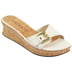 Staccato Female Bel7149 Leather Upper Adjustable in Cream