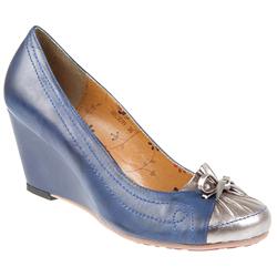 Staccato Female Bel8099 Leather Upper Comfort Small Sizes in Black-Gold, Blue