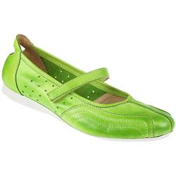 Staccato Female SNI500 Leather/Textile Lining Casual Shoes in Green