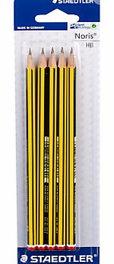 Noris HB Pencils, Pack of 5