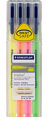 Triplus Highlighter Pens, Pack of 4