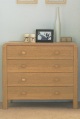 STAG 4-drawer wide chest