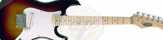Stagg 11333 Junior S 1/2 Electric Guitar - Sunburst