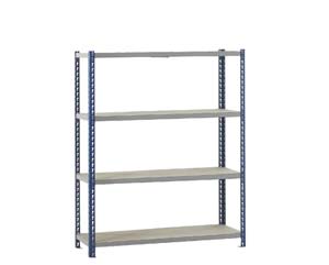 Standard boltless shelving 4 shelves