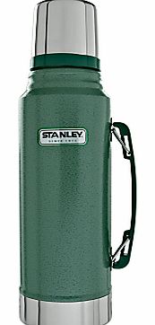 Stanley Classic Vacuum Flask, Hammertone Green, 1L