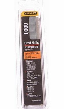 Stanley Nail 15MM (1000) 0-SWK-BN0625