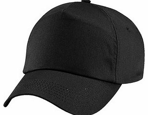 Black baseball caps 5 panel caps
