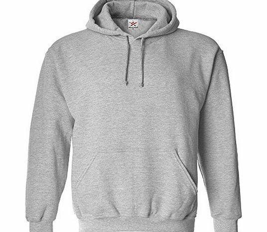 MEDIUM HEATHER GREY classic plain pullover hoodie unsex and these are ideal for mens and ladies hooded sweatshirt