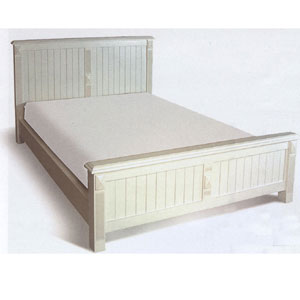 Star Collection Blue Bone Henley 4ft 6in Double Bedframe