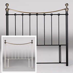 Star Collection Kelso 4FT 6 Double Metal Headboard