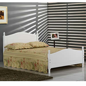 Perth 4FT 6 Double Wooden Bedstead