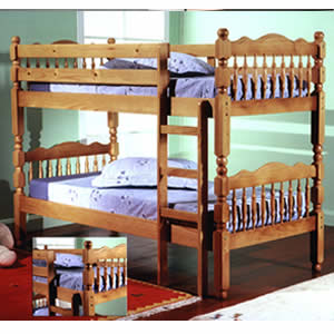 Star Collection Weston 3FT Single Wooden Bunk Bed