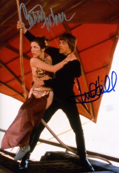 - FISHER & HAMILL SIGNED COLOUR 10 x 8