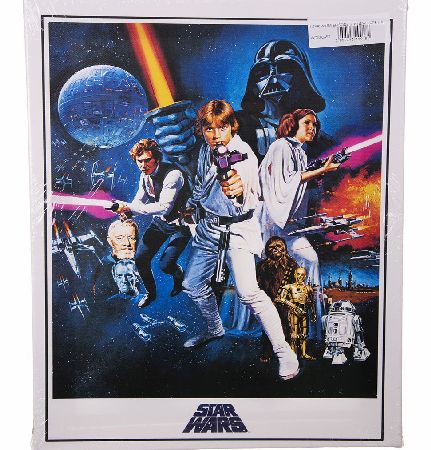 Star Wars A New Hope Canvas Print 30 x 40cm