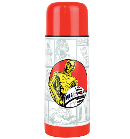Wars C-3PO and R2-D2 Vacuum Flask