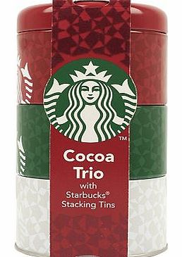 Starbucks Cocoa Hot Chocolate Trio with Stacking