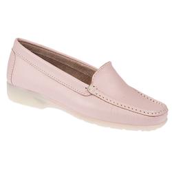 Starsax Female STAR1100 Leather Upper Leather Lining Casual Shoes in Pink