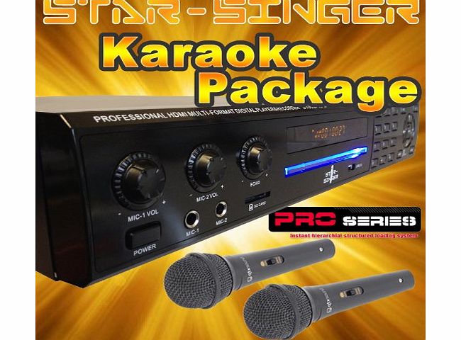 StarSinger  Karaoke Machine/Player with 2 MICS - Easy To Use - SIMPLE