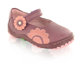 Start-Rite Casual Shoe With Flower Trim - F Fit