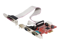 STARTECH .com 2S1P Native PCI Express Parallel Serial Combo Card with 16550 UART