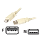 StarTech.com 6ft USB Ext Cable A-A 4 PIN USB
