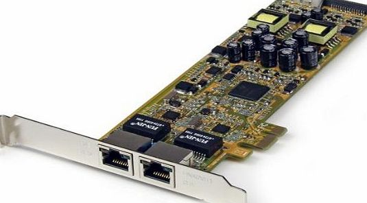 STARTECH.COM StarTech Dual Port PCI Express Gigabit Ethernet Network Card Adapter
