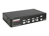 StarTech.com StarView DVI USB KVM Switch with Audio - KVM / audio / USB switch - 4 ports