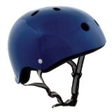 Skate/BMX Helmet Blue Metallic-Medium (55cm-56cm)