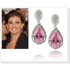 Steal Her Style Faith Hill Pink Sparkling Earrings