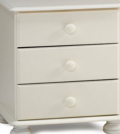 Steens Richmond Bedside Cabinet, White