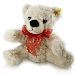 Benny Cream Teddy Bear With Red Heart