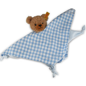 Steiff Sleep Well Teddy Bear Blue Comforter