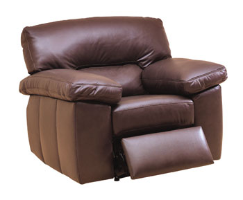 Steinhoff Furniture Lexington Leather Recliner in Corwood Chocolate - Fast Delivery