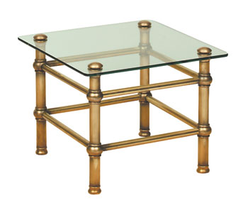 Steinhoff UK Furniture Ltd Malvern Brass Lamp Table
