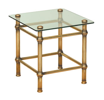 Steinhoff UK Furniture Ltd Malvern Brass Tall Lamp Table