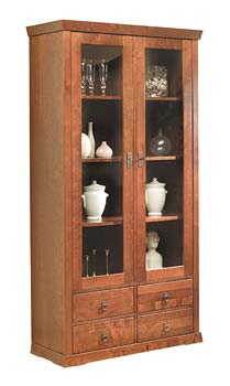 Steinhoff UK Furniture Ltd Santos 2 Door Display Cabinet