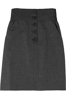 Stella McCartney Smocked waist skirt