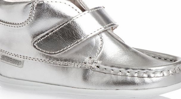 Step2wo Girls Step2wo Fion Metal Trainers - Silver